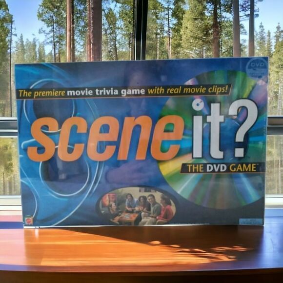 Scene It Movie Trivia DVD Movie Trivia Board Game Factory Sealed Mattel Original - Picture 11 of 14
